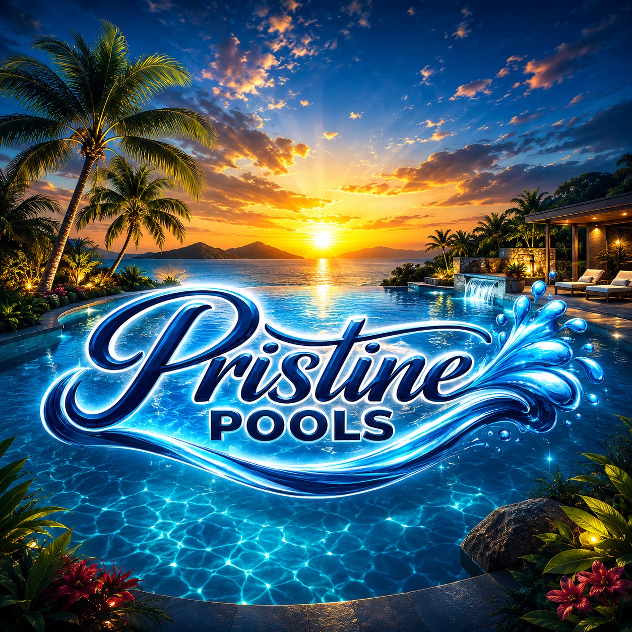 Pristine Pools logo